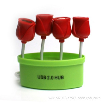 Promotional Gift Rose USB Hub for Your Love (WY-H33)